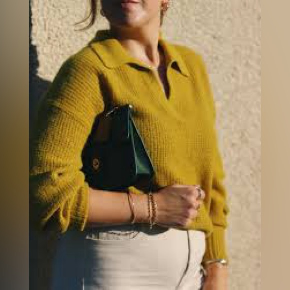Everlane Sweaters - Everlane oversized polo in alpaca